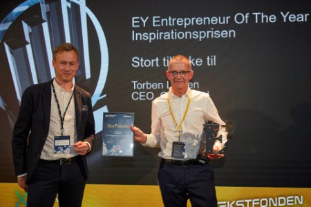 Vinder af Inspirationsprisen, Torben Larsen, CEO og medejer af Give Stee