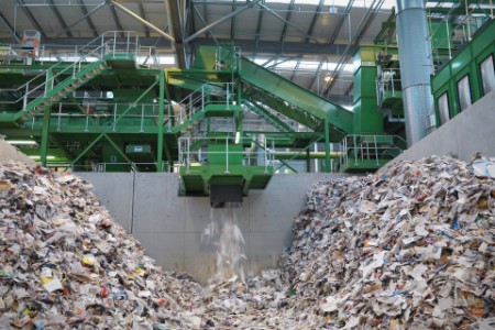 Maskine til genanvendelse af papir