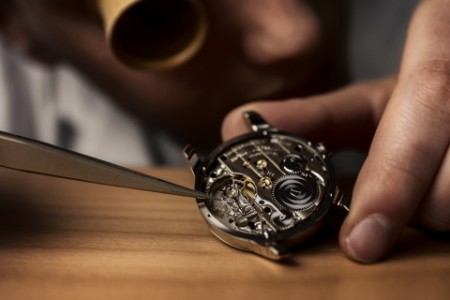Watchmaker in action
