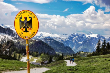 Grenze zwischen Deutschland und Österreich