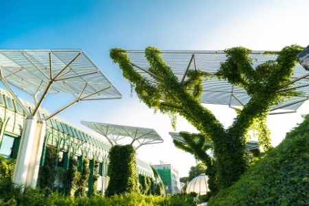 green eco friendly building