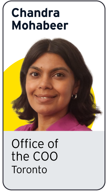 EY - Photo of Chandra Mohabeer | Office of the COO