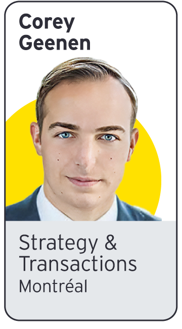 EY - Photo of Corey Geenen | Strategy & Transactions