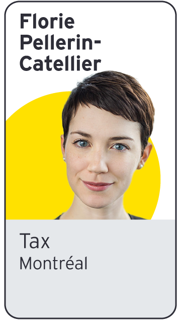 EY - Photo of Florie Pellerin-Catellier | Tax
