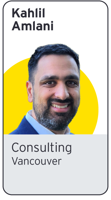 EY - Photo of Kahlil Amlani | Consulting