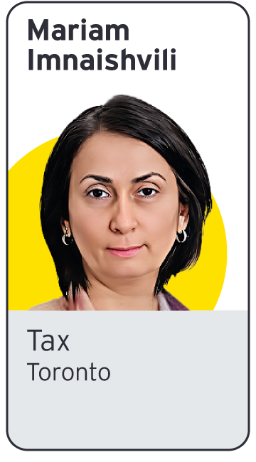 EY - Photo of Mariam Imnaishvili | Tax