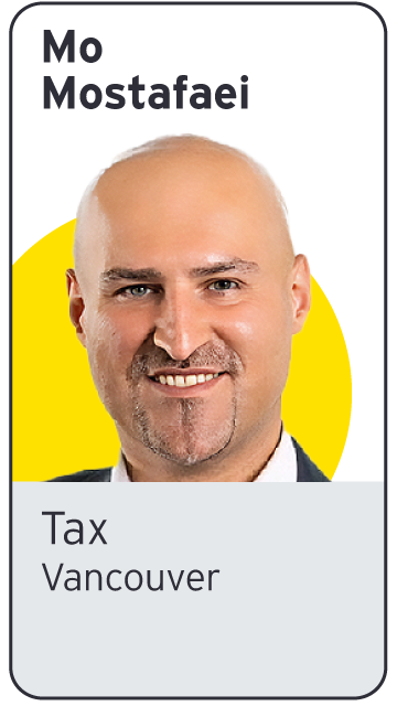 EY - Photo of Mo Mostafaei | Tax