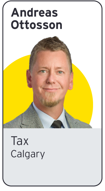 EY - Photo of Andreas Ottosson | Tax