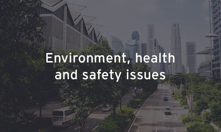 Environment, health and safety issues
