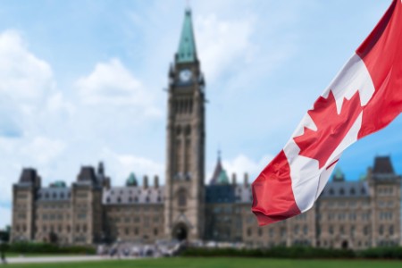 EY - Canada parliament flag