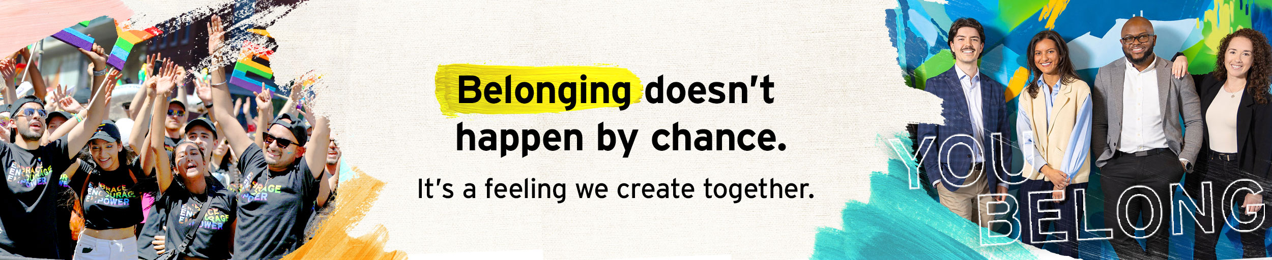 Belonging doesn't happen by chance.  It's a feeling we create together.  Click to see how