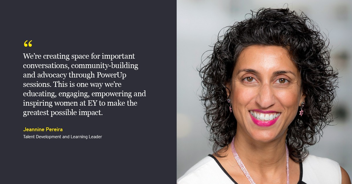 EY - Jeannine Pereira, Talent Development and Learning Leader quote