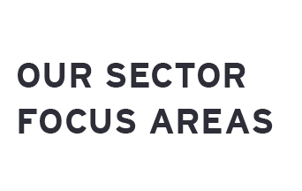 Our sector focus areas