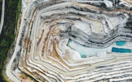 EY - Drone over quarry in Barossa Valley