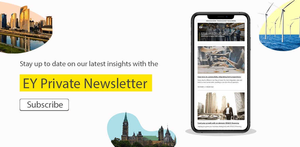 Sign up for the EY Private Newsletter