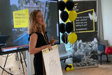 Julie Vejlsgaard was the winner of the Danish NextGen Women case competition 2022