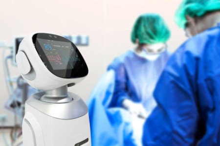 robotic surgery in operation theatre
