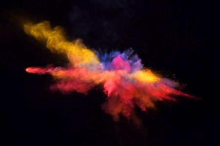 explosión de color