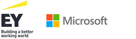 Logo de EY y Microsoft