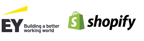 EY and Shopify logo