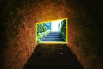Reframe your future tunnel stairs