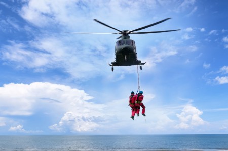 rescue helicopter sea rescue