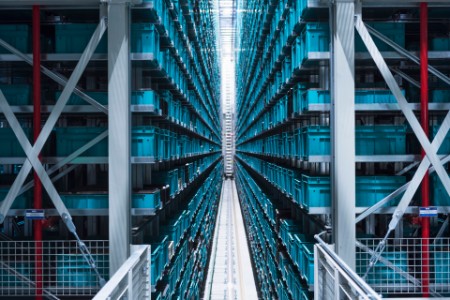 Modern automated high rack warehouse