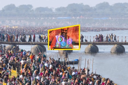 Kumbh Mela festival in Allahabad Uttar Pradesh, India