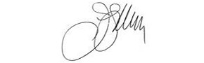 Handtekening van Julie Teigland