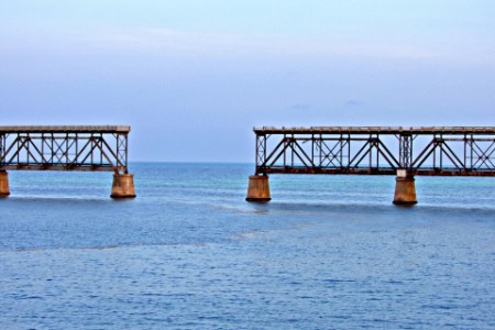 Bridge in sea