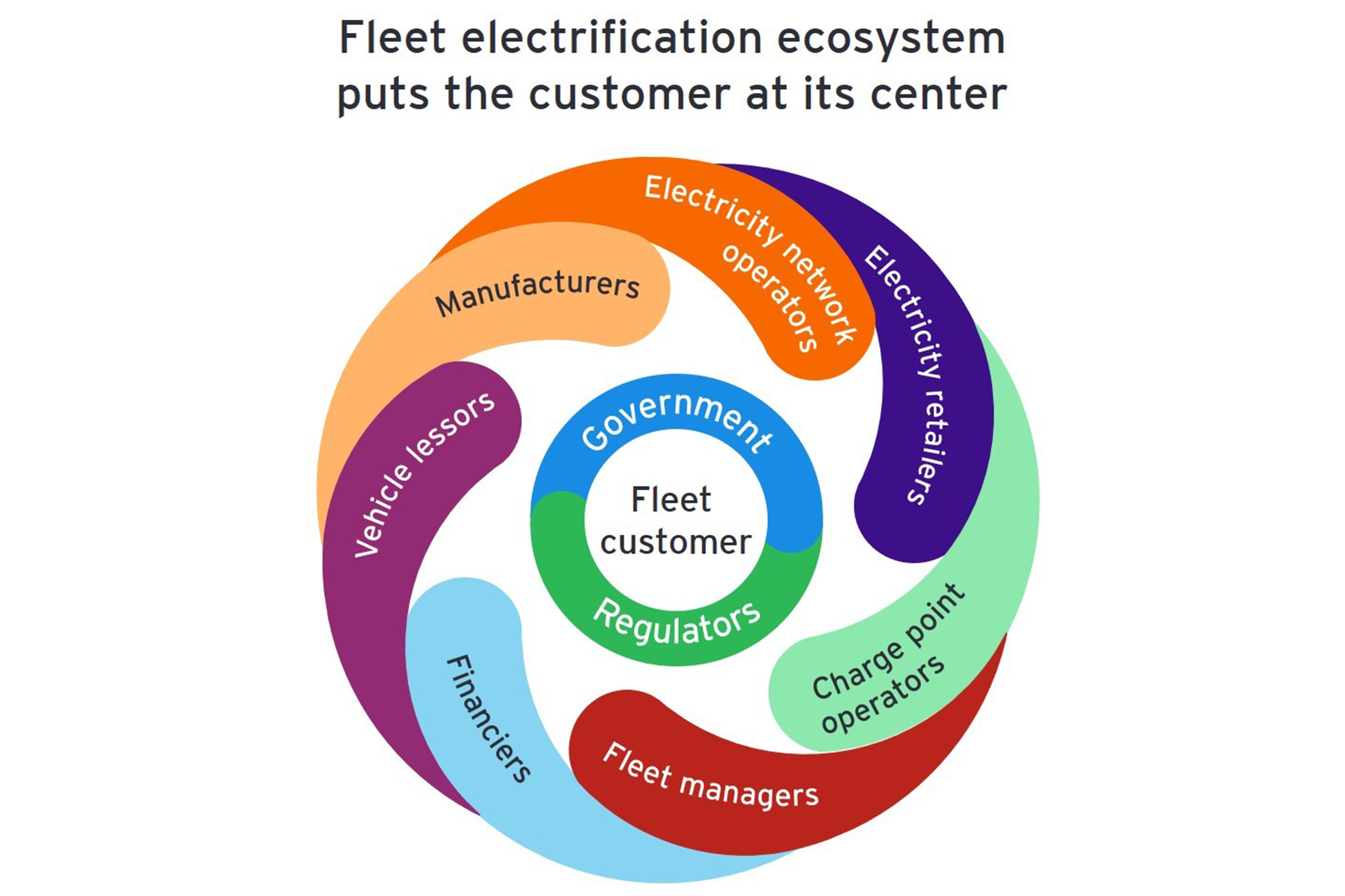 
            Ecosistema de electrificación de la flota
        