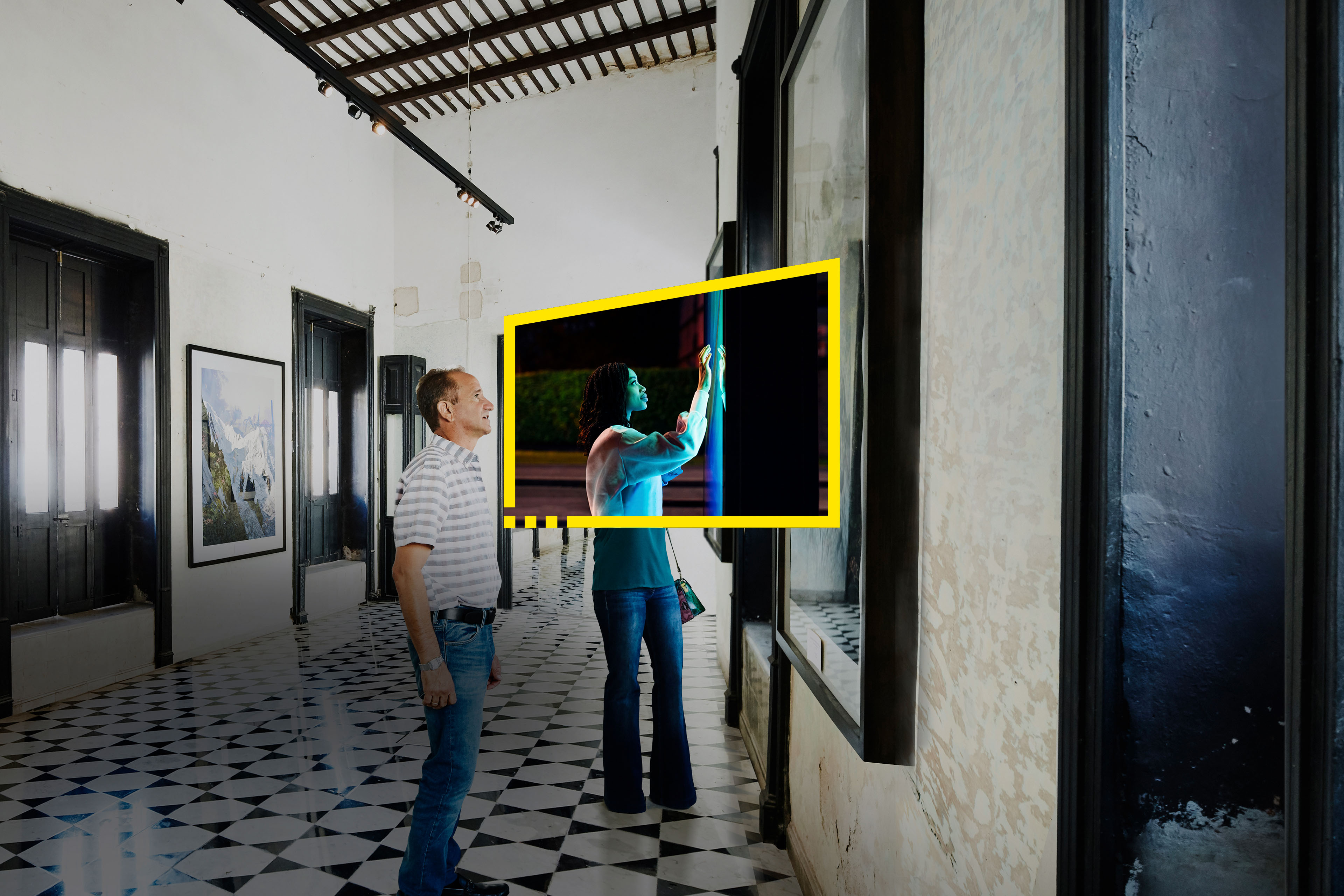 Verfraai uw toekomstige kunstgalerij touchscreen