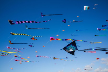 Kites at Long Beach Kite Festival California