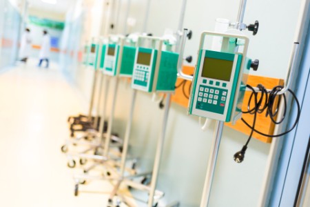 Infusion pumps in a hospital