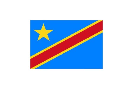 Bandera República Democrática del Congo