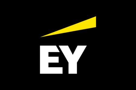 EY Logo with black background