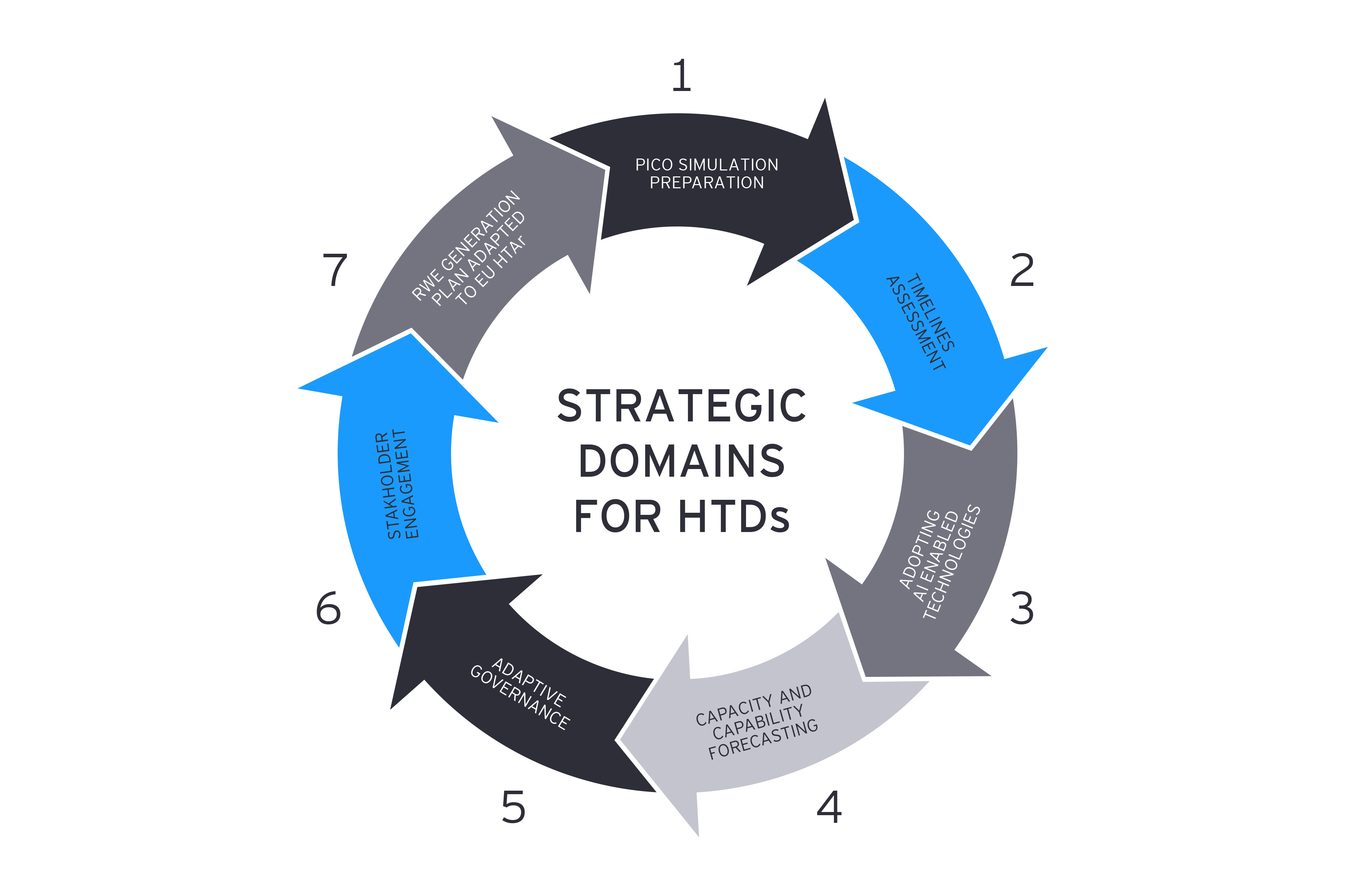 Figure 2: Key strategic domains for EU HTAR preparation