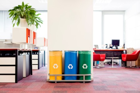 Recycle bins office