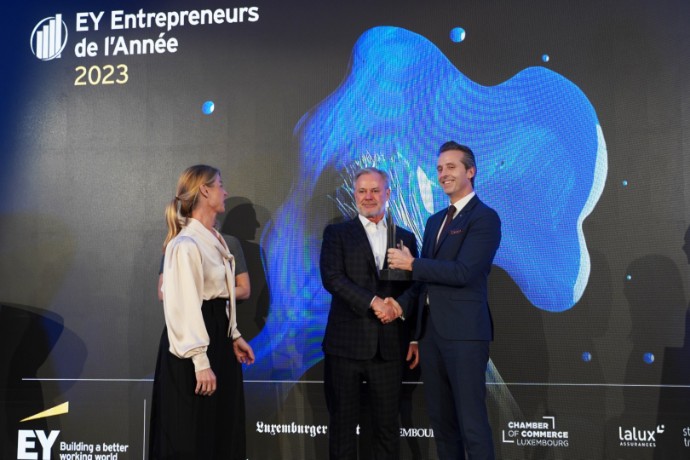 Marc Giorgetti, grand vainqueur du concours EY Entrepreneurs de l'Année 2023