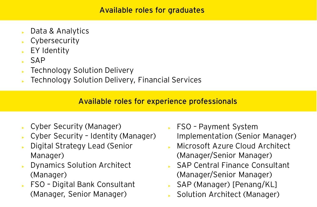 Technology Careers At EY | EY Malaysia