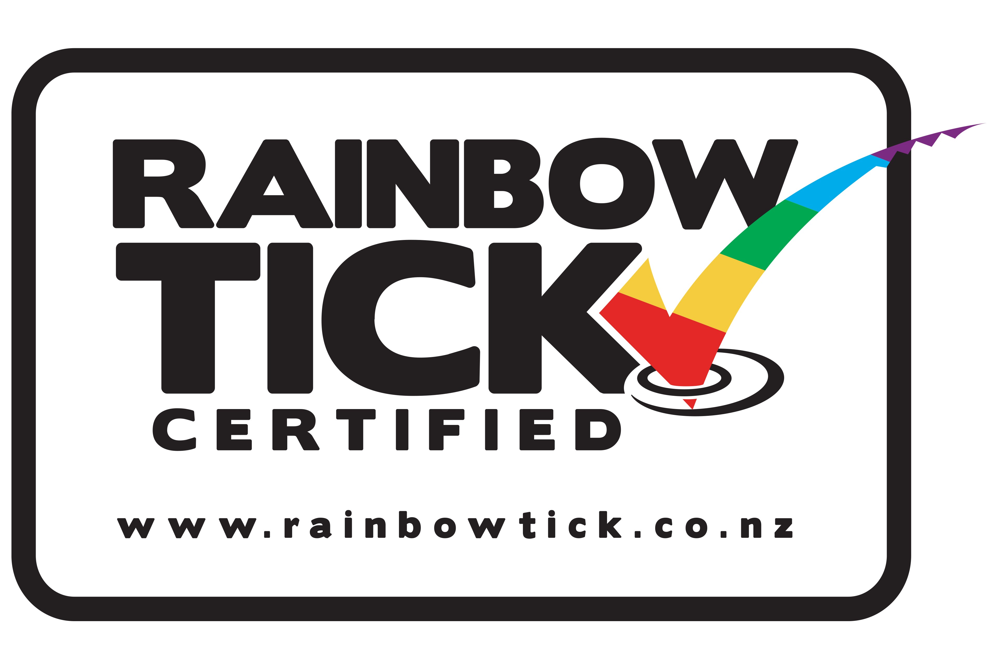 Rainbow Tick Certified