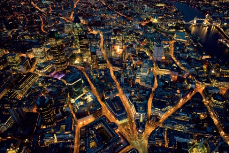 London city night view