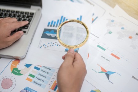 Analysing financial data with a magnifying glass