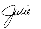 Julie Boland's signature
