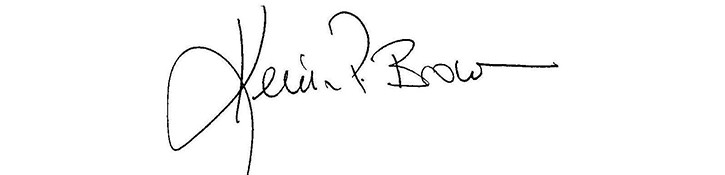 Kevin P. Brown signature
