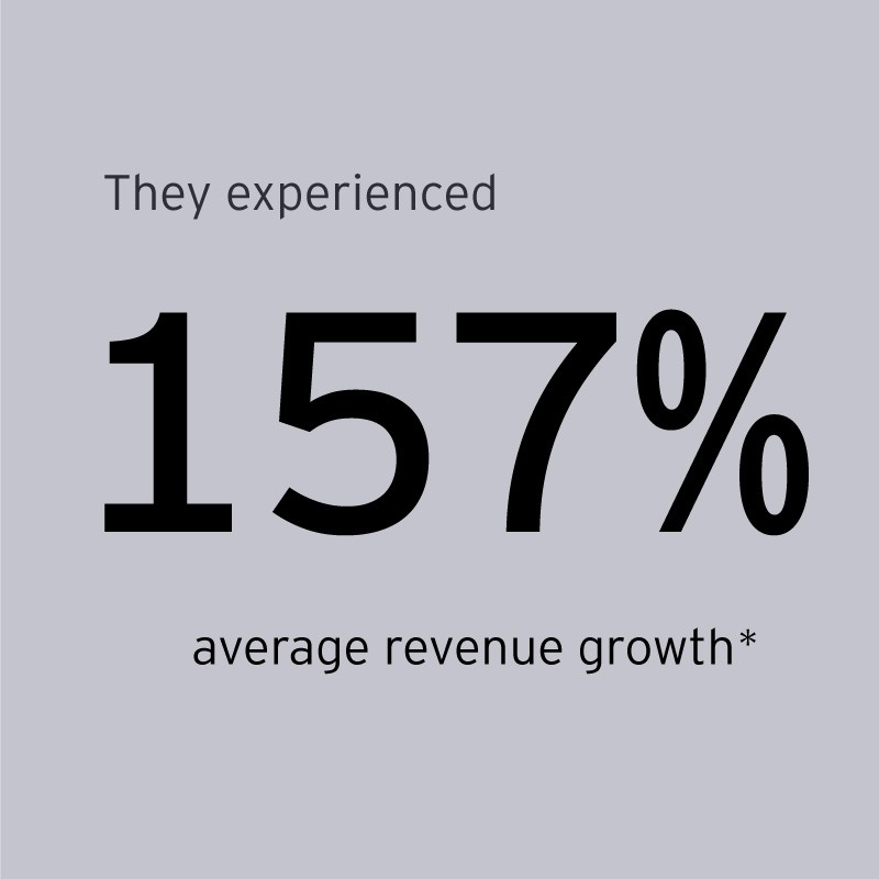 EOY Bay Area finalists experienced 157% average revenue growth
