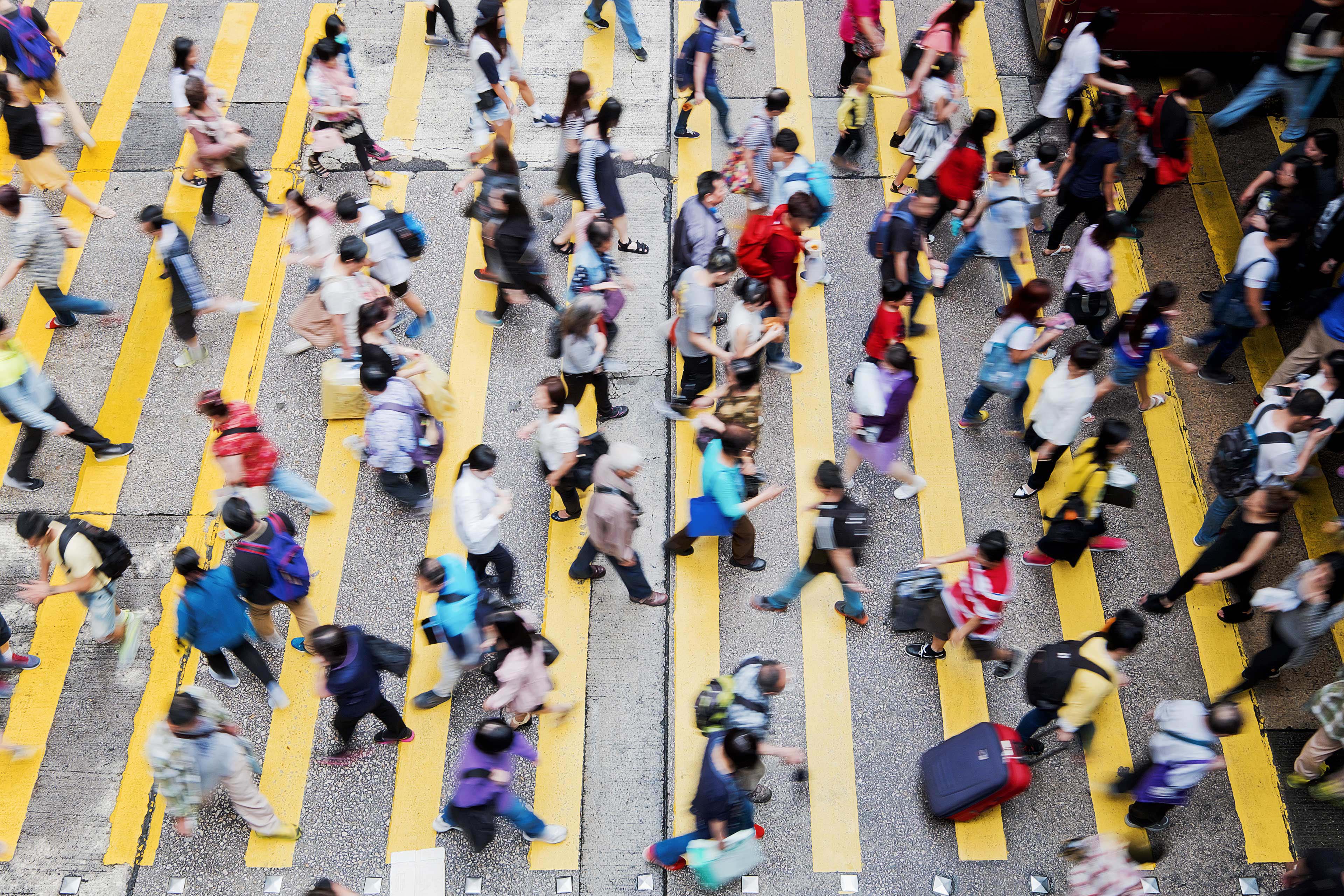 Rush hour Hong Kong