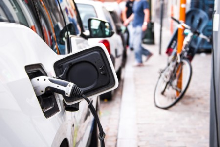 EV charging station for electric cars