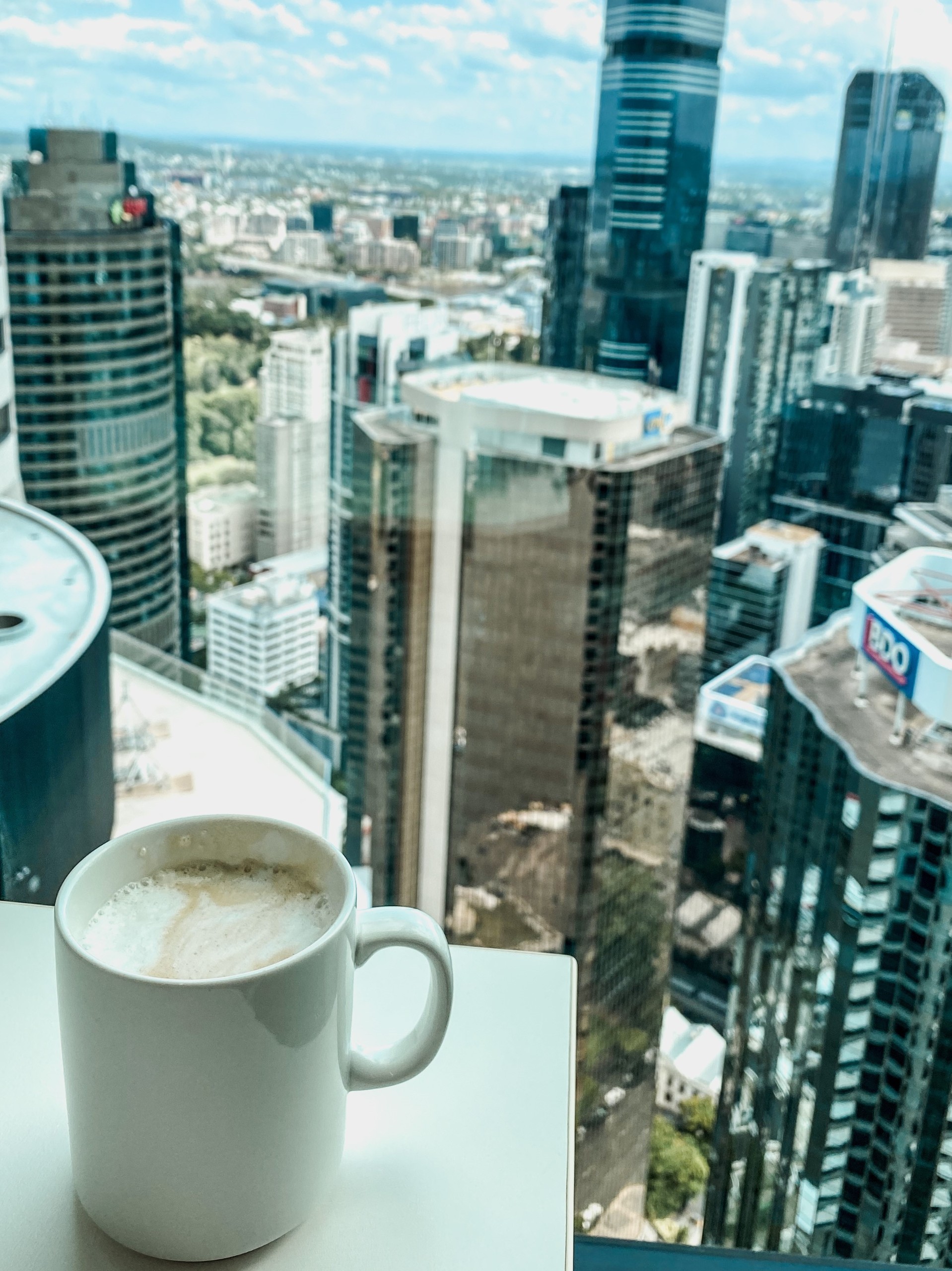 Morning coffee at the Brisbane office