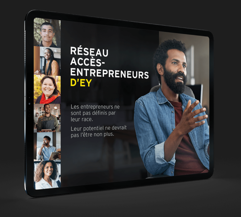 Téléchargez la brochure sur le programme Réseau Accès‑entrepreneurs d’EY en format PDF.